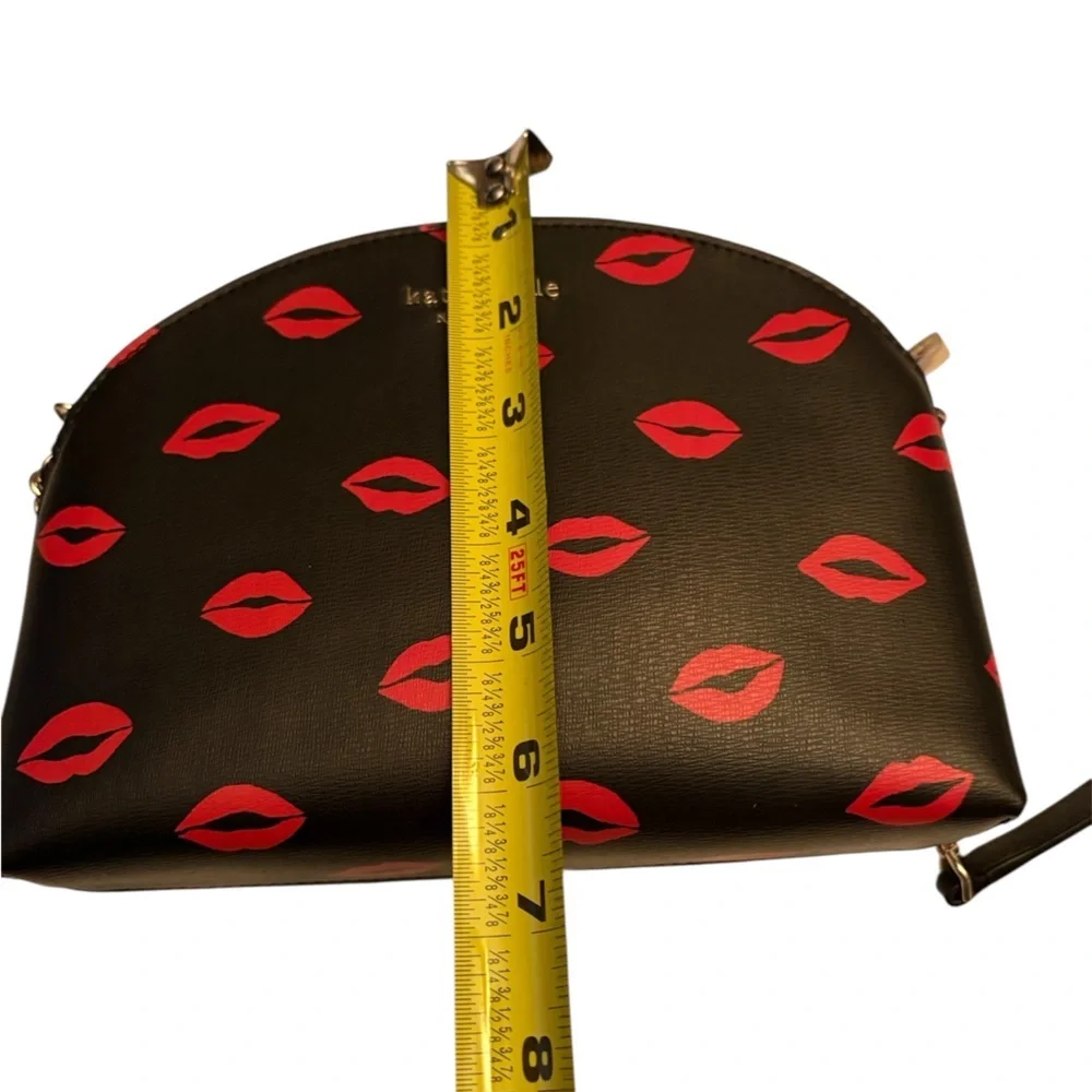 Kate Spade New York Spencer Kisses Double Zip Dome Crossbody